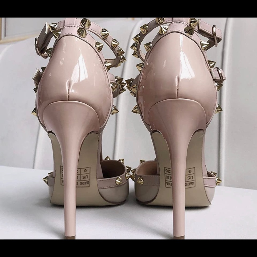 NWT Ankle Strap Heels for Women Stilettos Pumps, SURPRISE GIFT INCLUDED - Picture 3 of 9